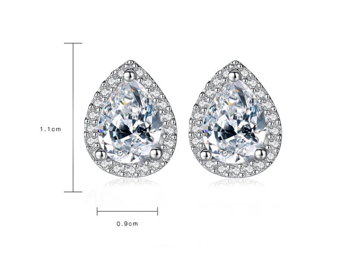 Jewelina | Colorstone Stud Earrings