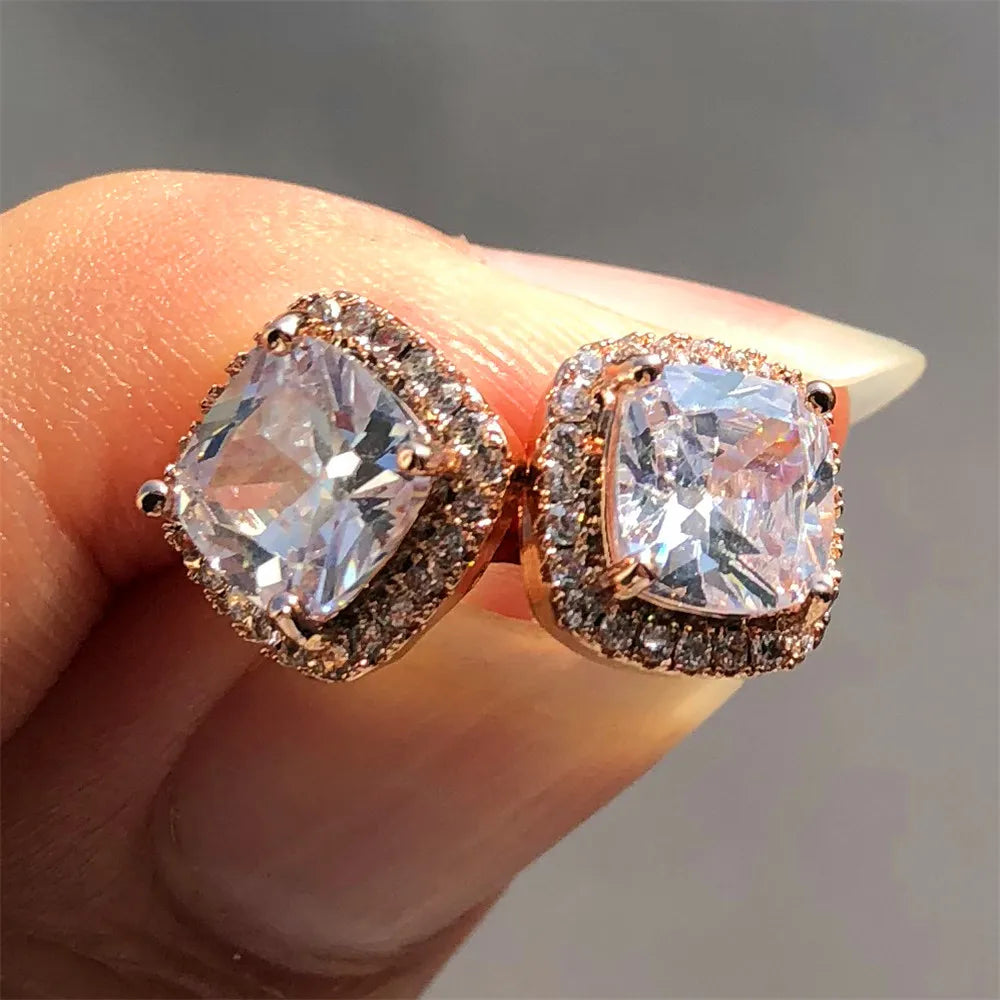 Gemma Colorstone Stud Earrings