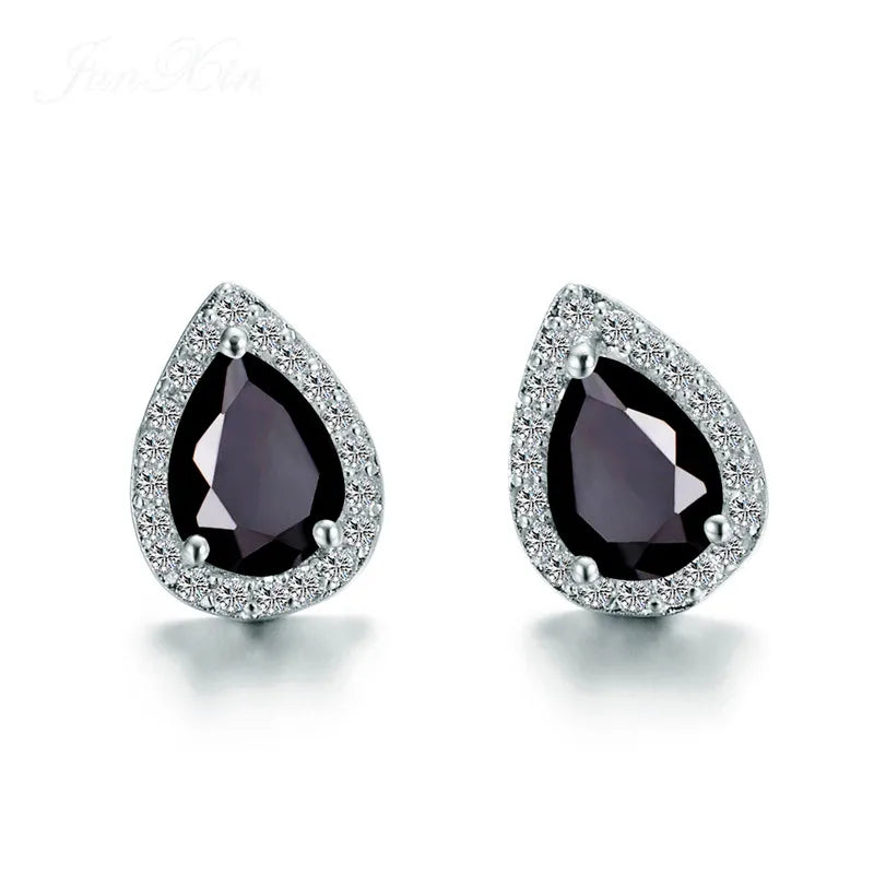 Jewelina | Colorstone Stud Earrings