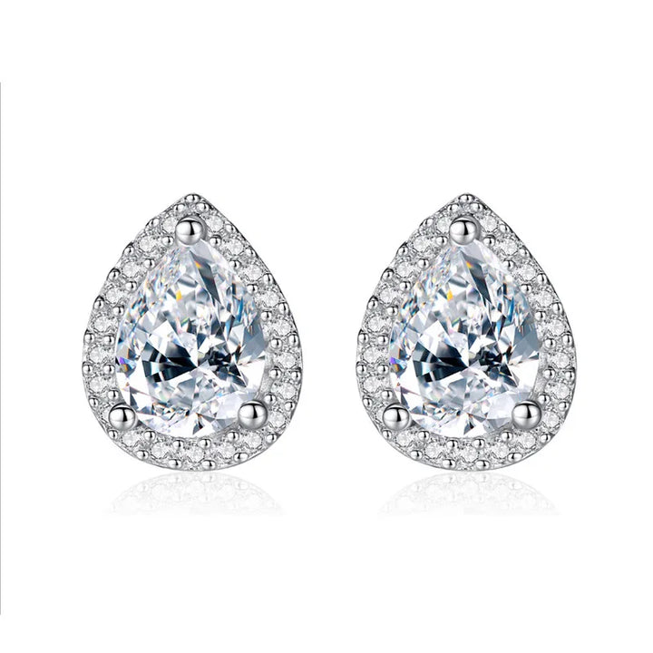 Jewelina | Colorstone Stud Earrings