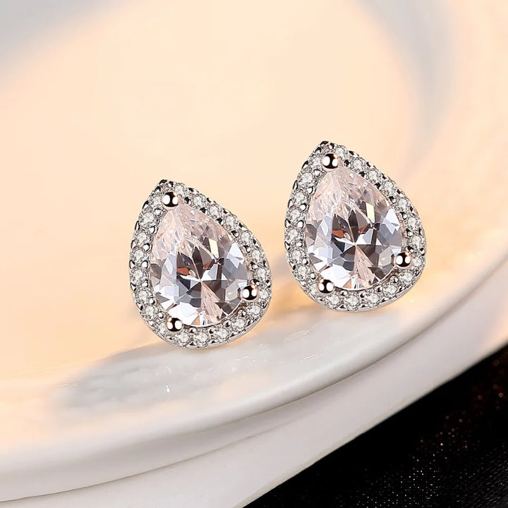 Jewelina | Colorstone Stud Earrings