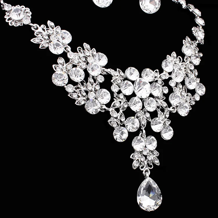 Florienne Crystal Necklace and Earring Set alternate view