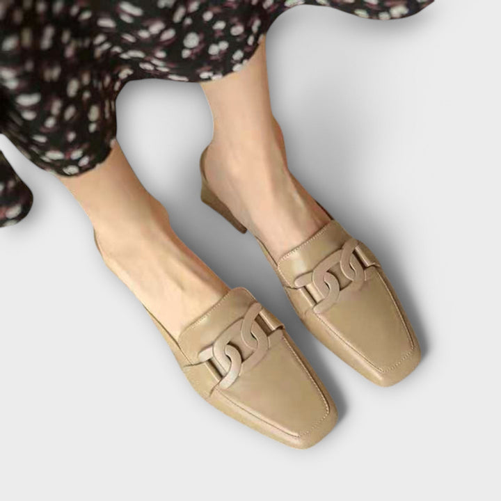 Mónica | Zapatillas de Casa de Cuero