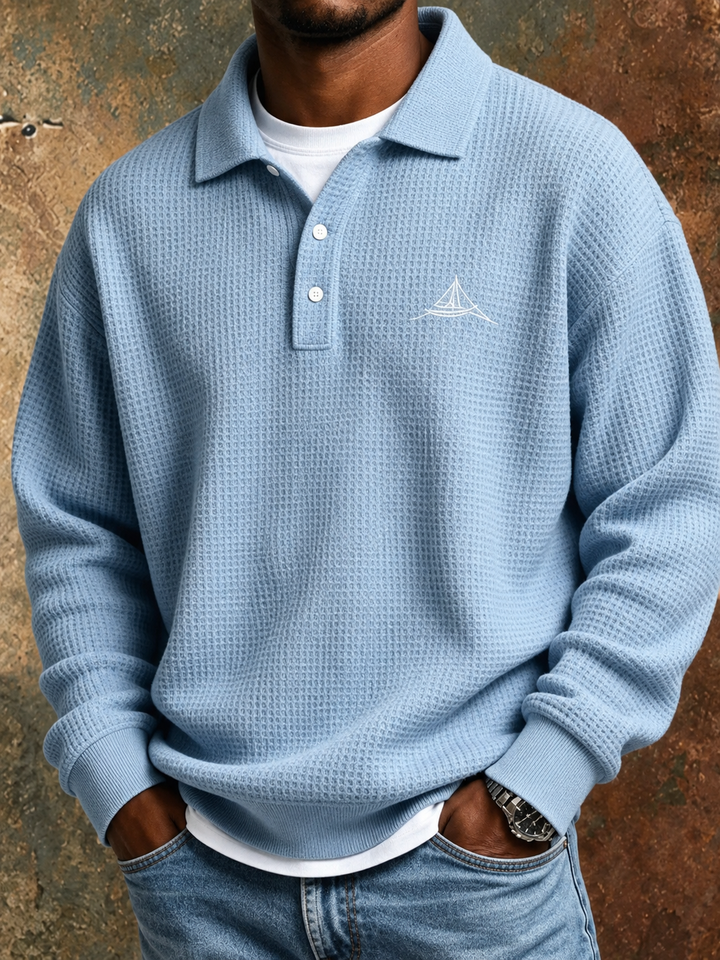 Doris | Polo de Tejido Waffle