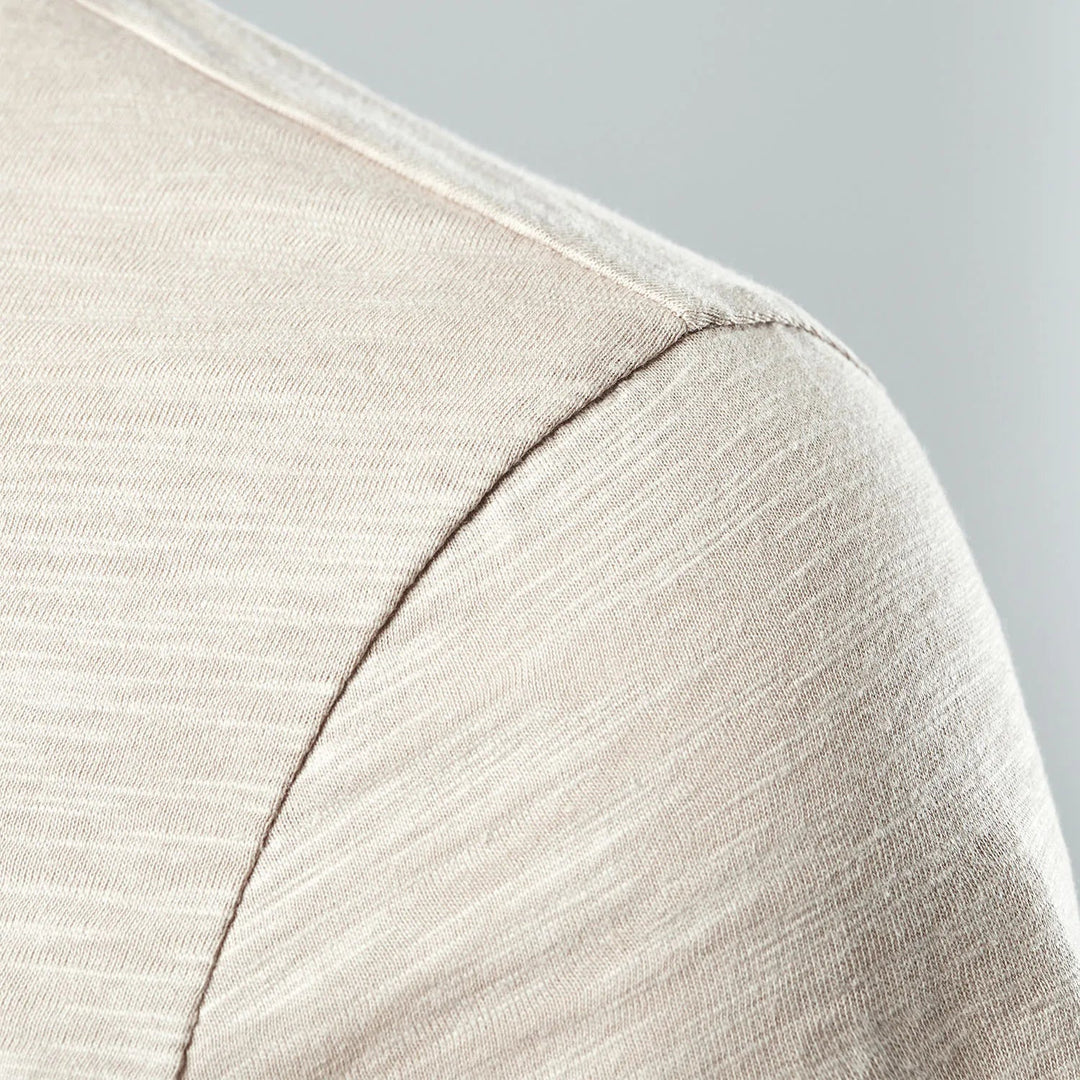 Henley Shirt – Button Placket Neck & Flat Under Layers