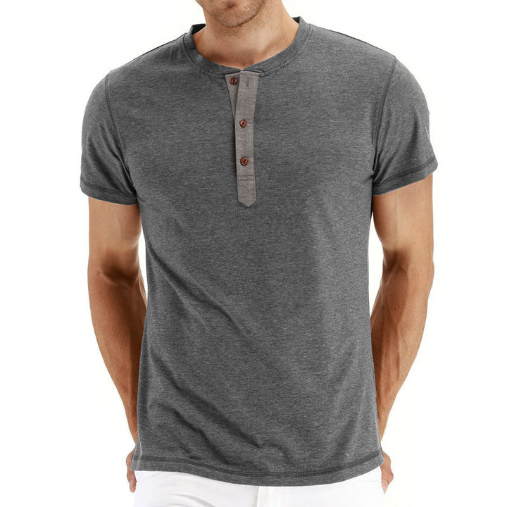 Henley T-Shirt – Soft Blend Knit And Adjusting Neck Placket
