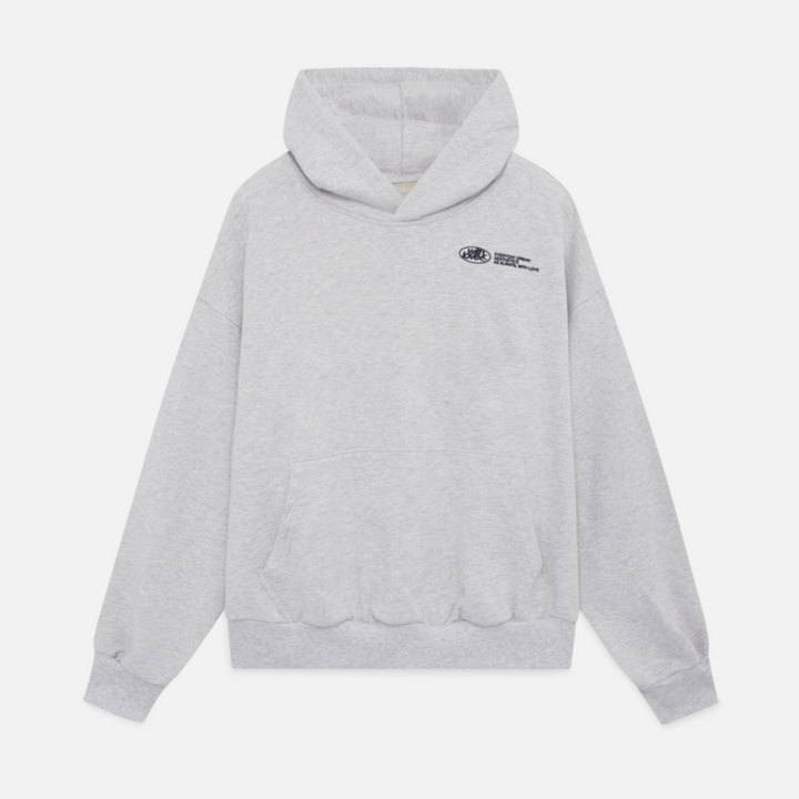 Hoodie - Fabric Blend Loose Cut & Subtle Print Ease