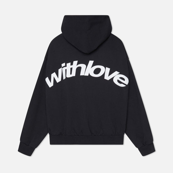 Hoodie - Fabric Blend Loose Cut & Subtle Print Ease