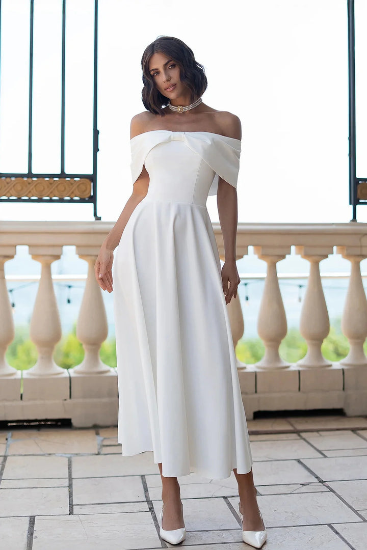 Callista Ivory Midi Dress