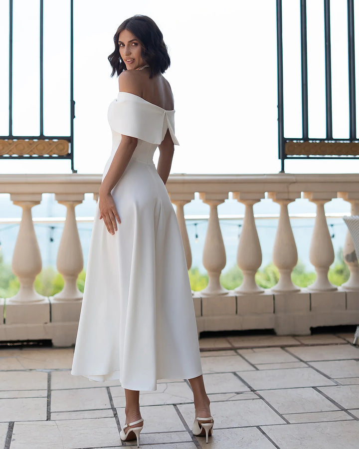 Callista Ivory Midi Dress