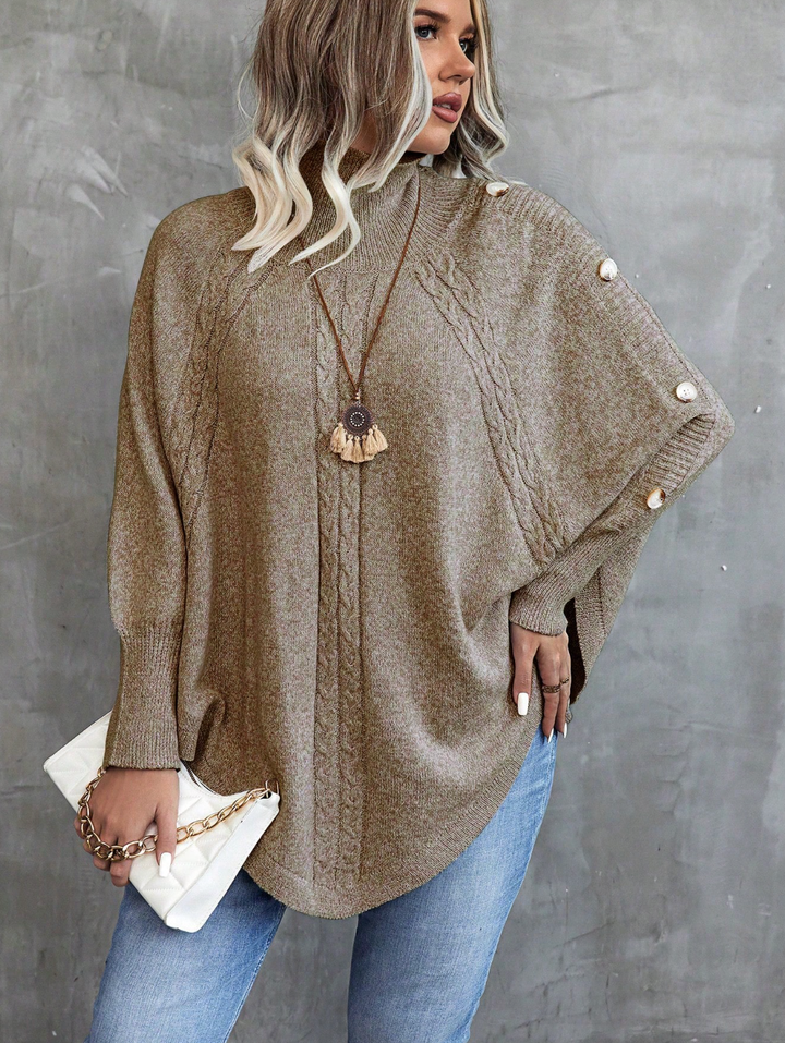 Micaela | Jersey Curvy de Canalé con Botones