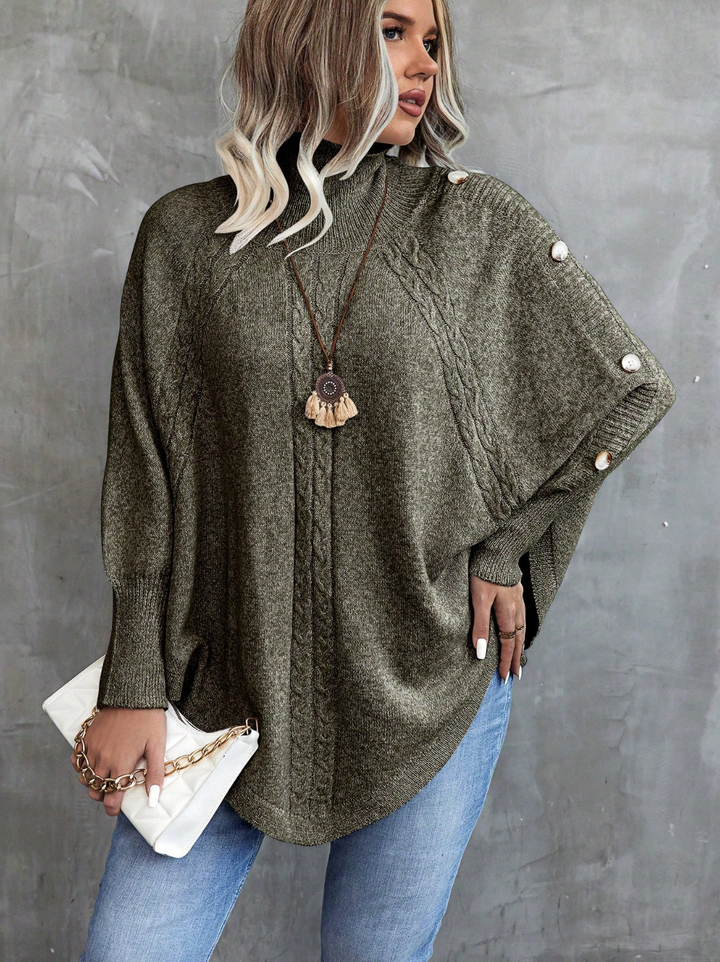Micaela | Jersey Curvy de Canalé con Botones