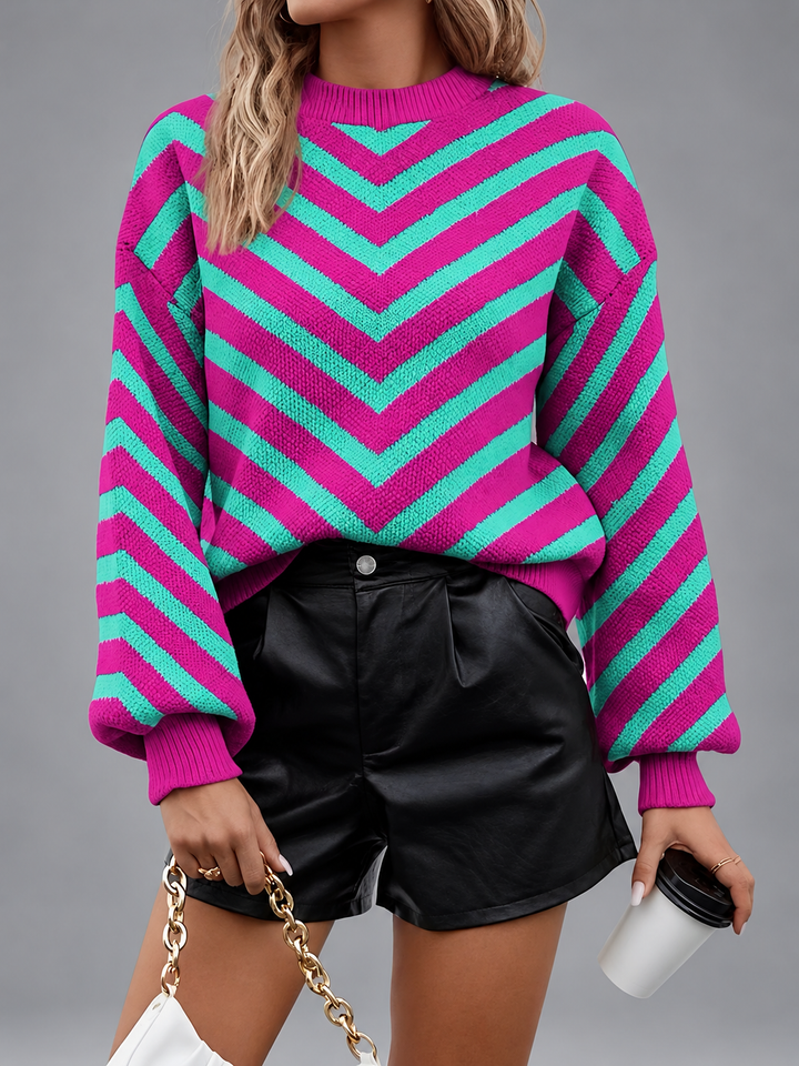 Elodia | Jersey de Punto Chevron