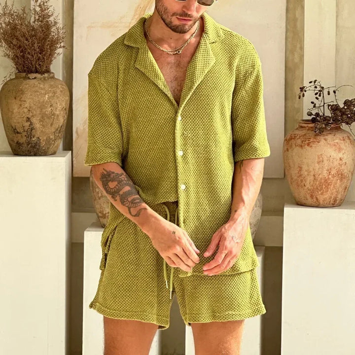 Knit Short Set – Breathable Knit Blend & Flexible Shape