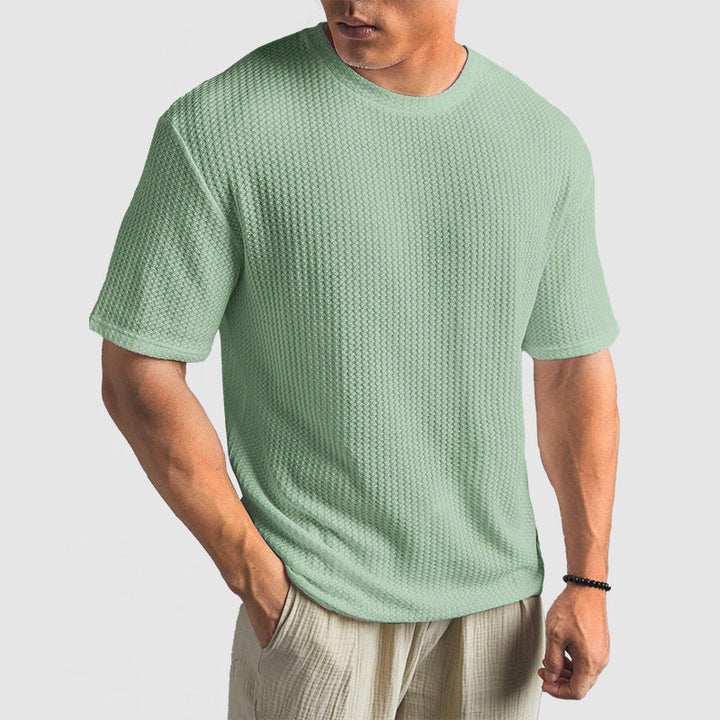 Knit T Shirt - Structured Knit & Breathable Shape Retention