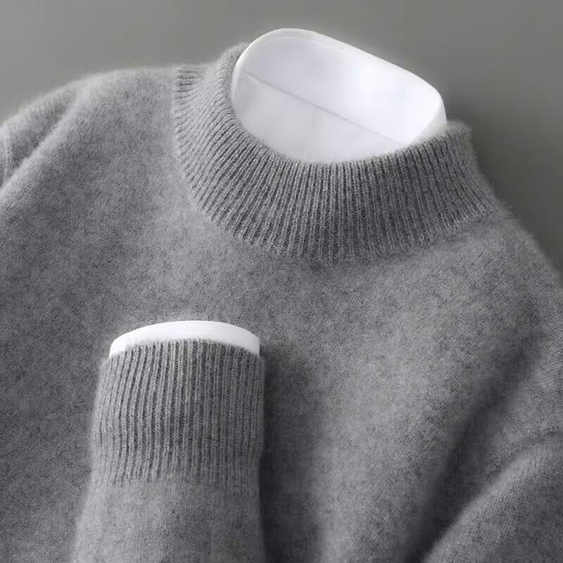 Jersey Suave de Mujer de Cuello Alto
