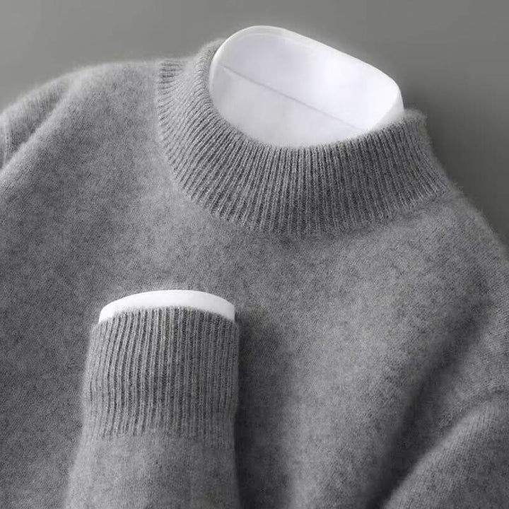 Jersey Suave de Mujer de Cuello Alto