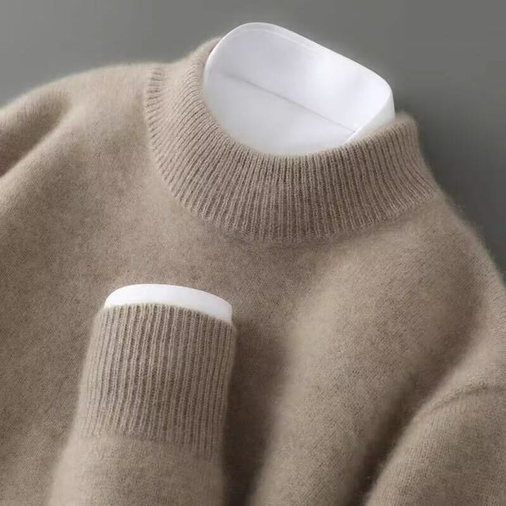 Jersey Suave de Mujer de Cuello Alto