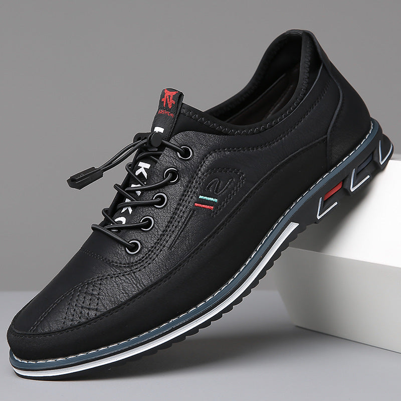 Zapatos de Cuero sin Cordones para Hombre