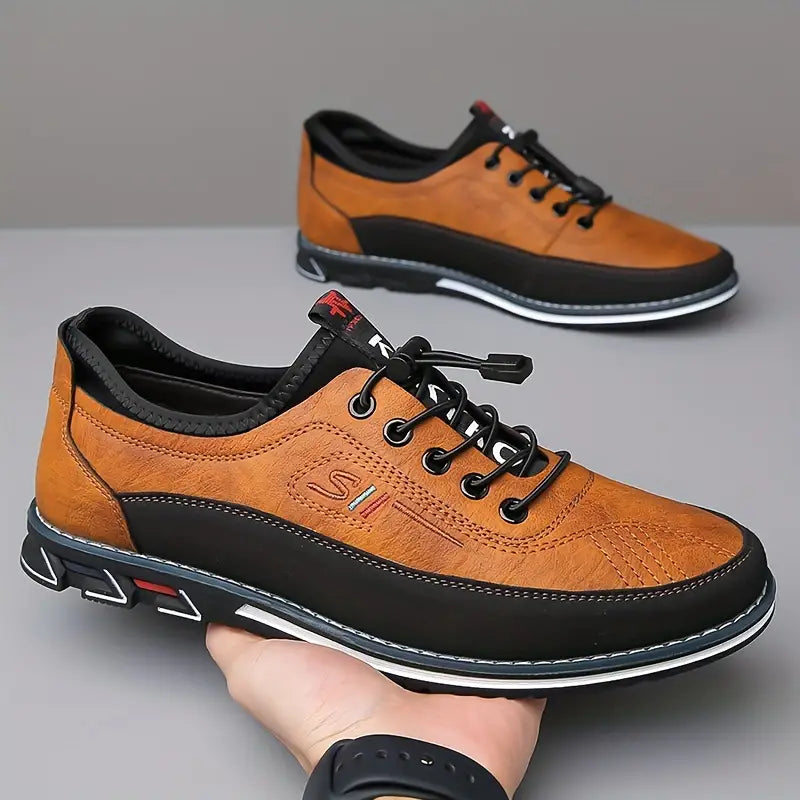 Zapatos de Cuero sin Cordones para Hombre