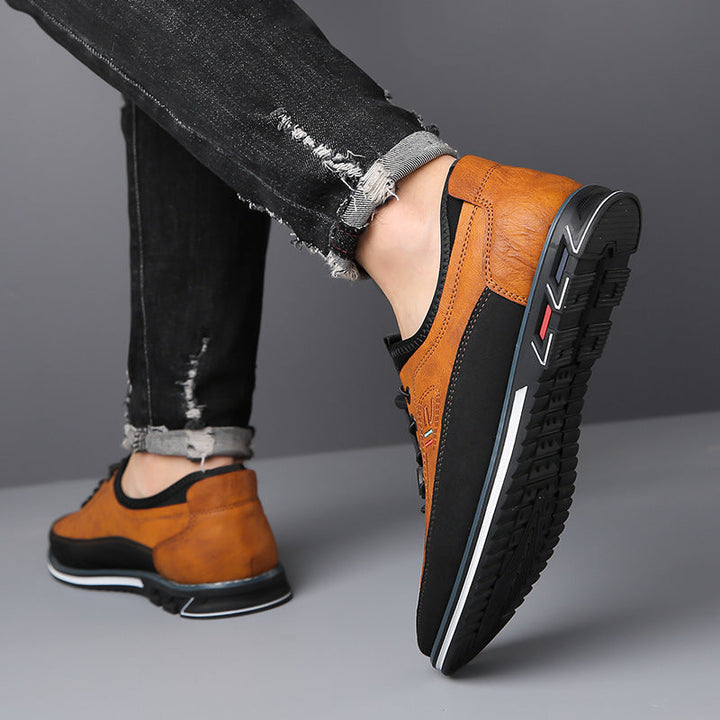 Zapatos de Cuero sin Cordones para Hombre
