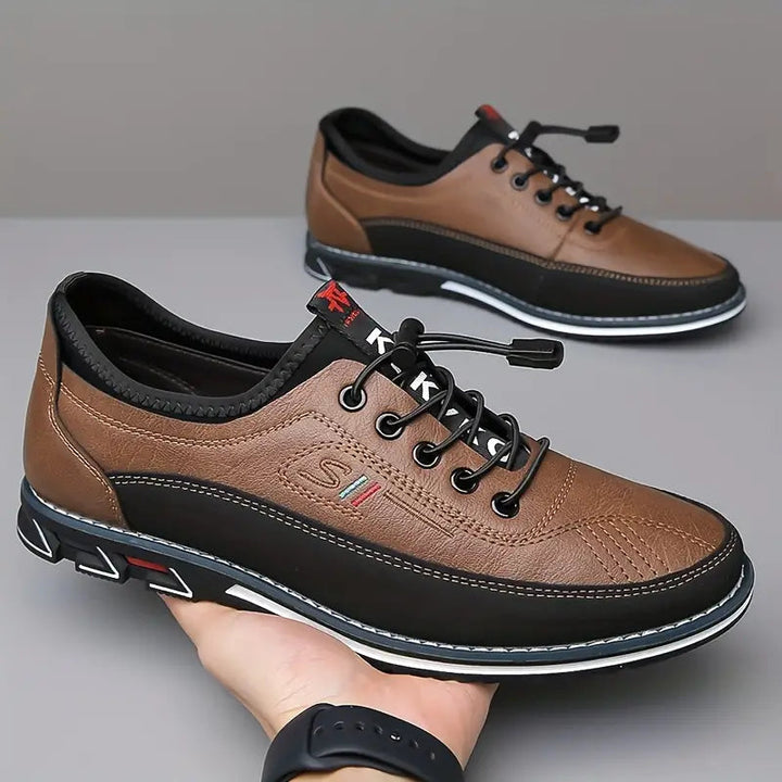 Zapatos de Cuero sin Cordones para Hombre