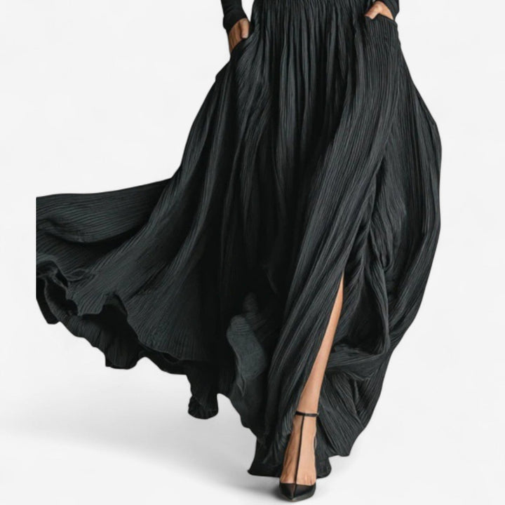 Rachel | Vestido Maxi de Talle Alto