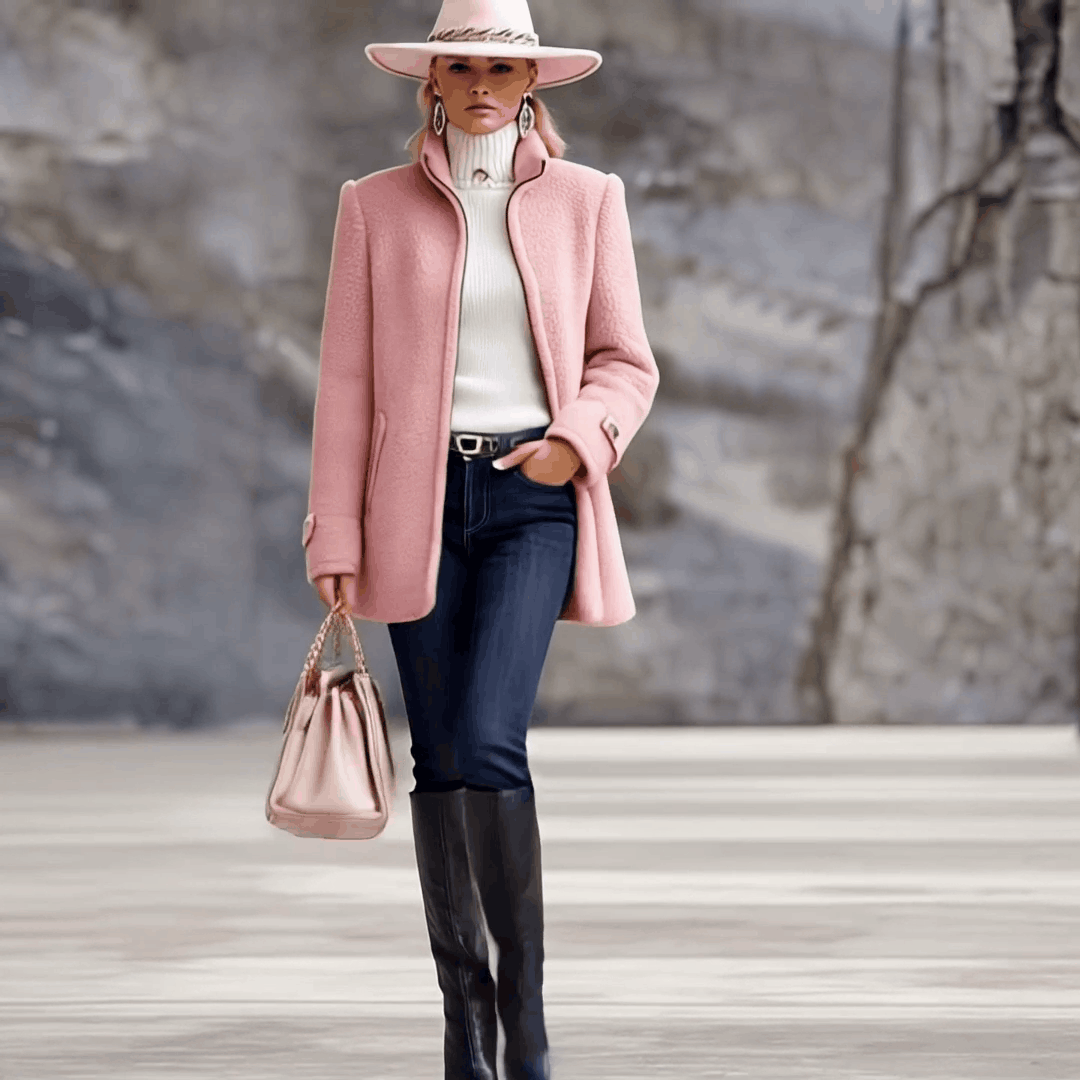 Rosalía | Chaqueta Polar Rosa