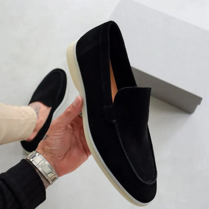 Loafers elegantes de gamuza