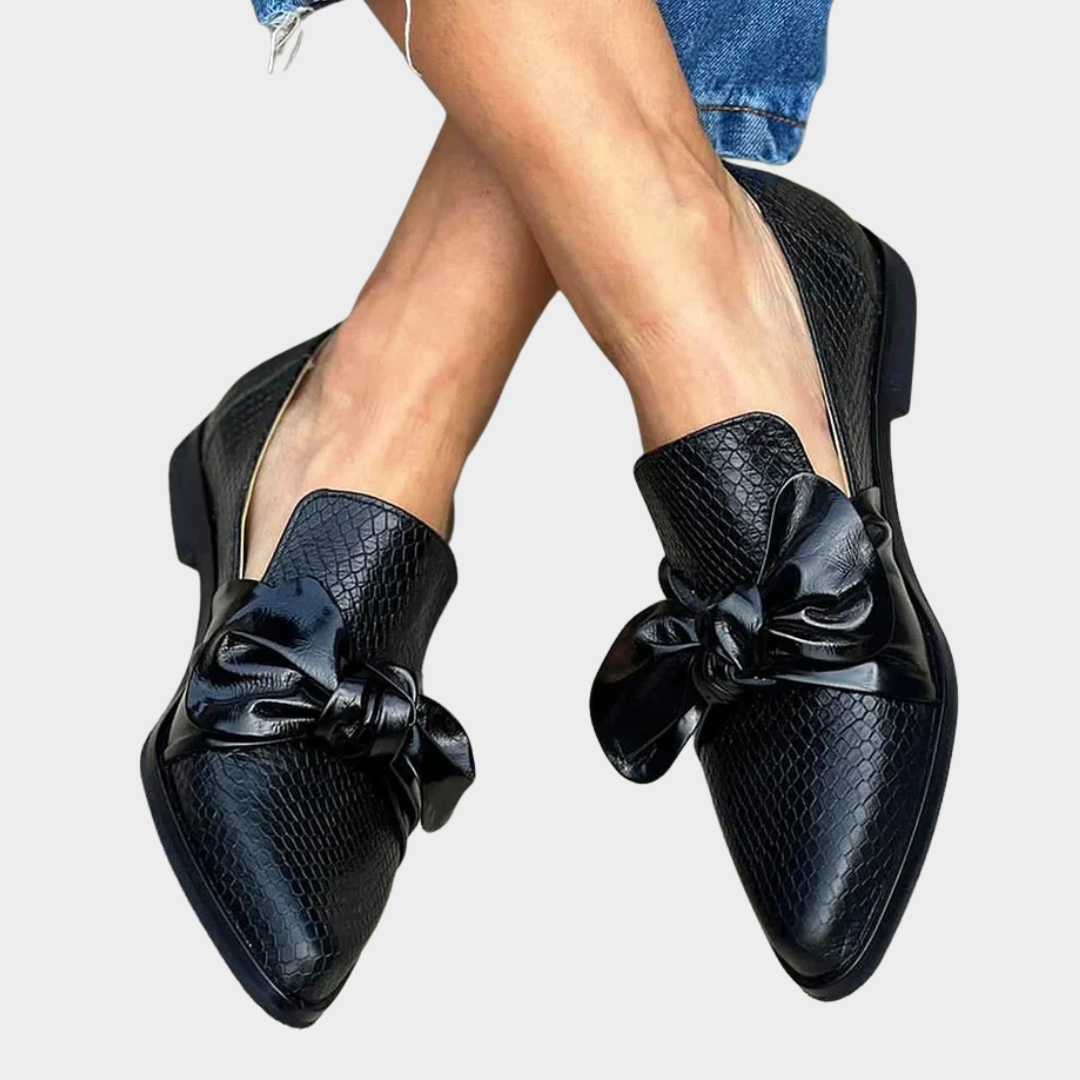 Celeste | Mocasines con Lazo