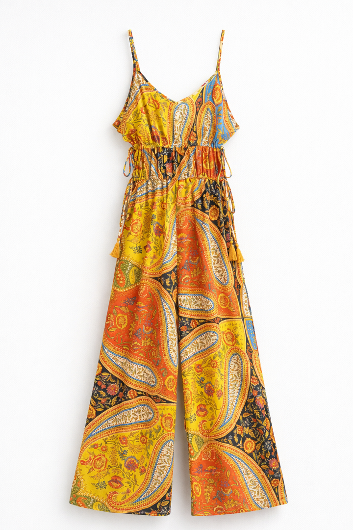 Paisley Viscose Jumpsuit