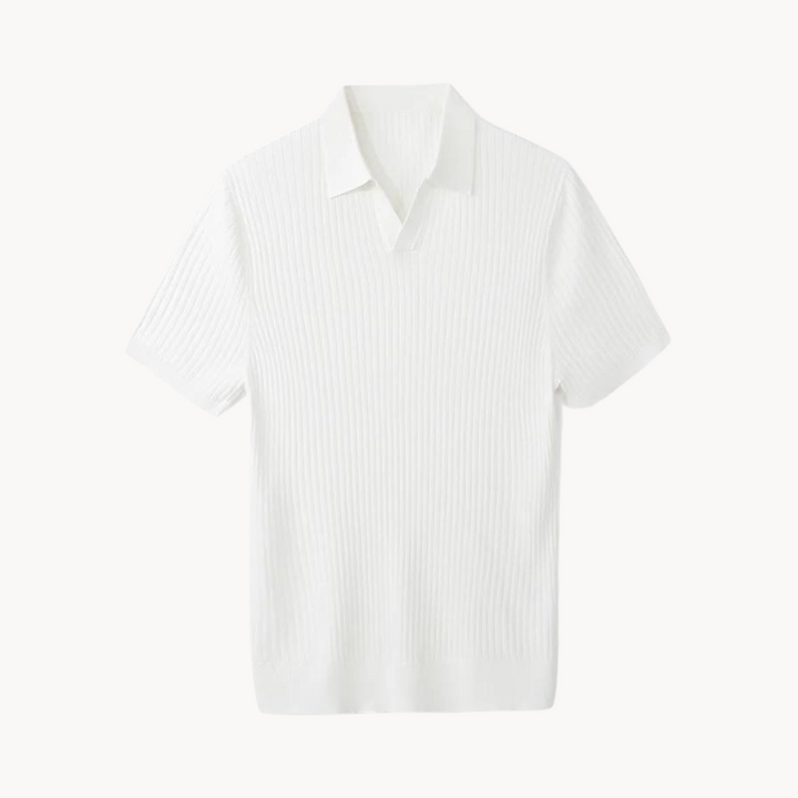 Polo Lyocell Blend - Rib Placket And Keeps Neat Shape