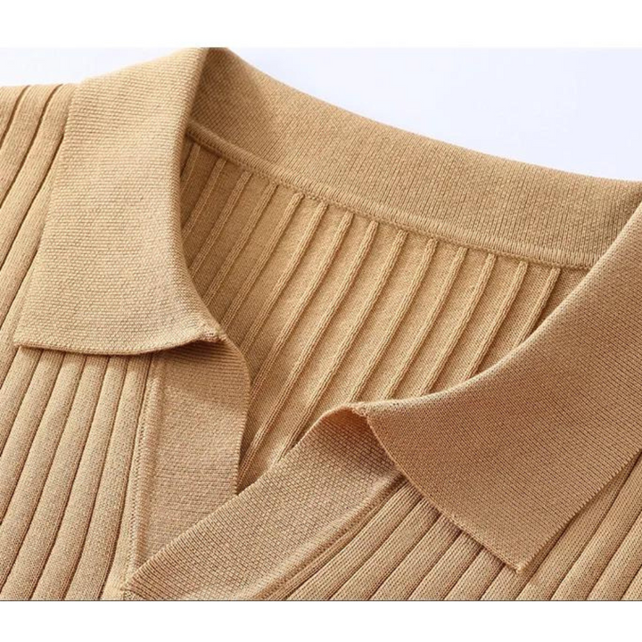 Polo Lyocell Blend - Rib Placket And Keeps Neat Shape