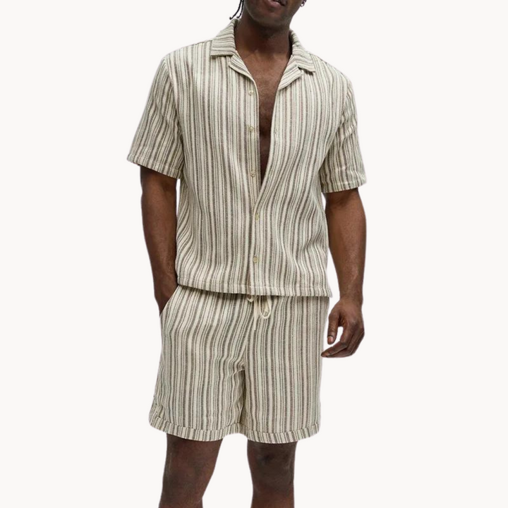 Polo Set – Textured Knit Blend And Breathable Comfort