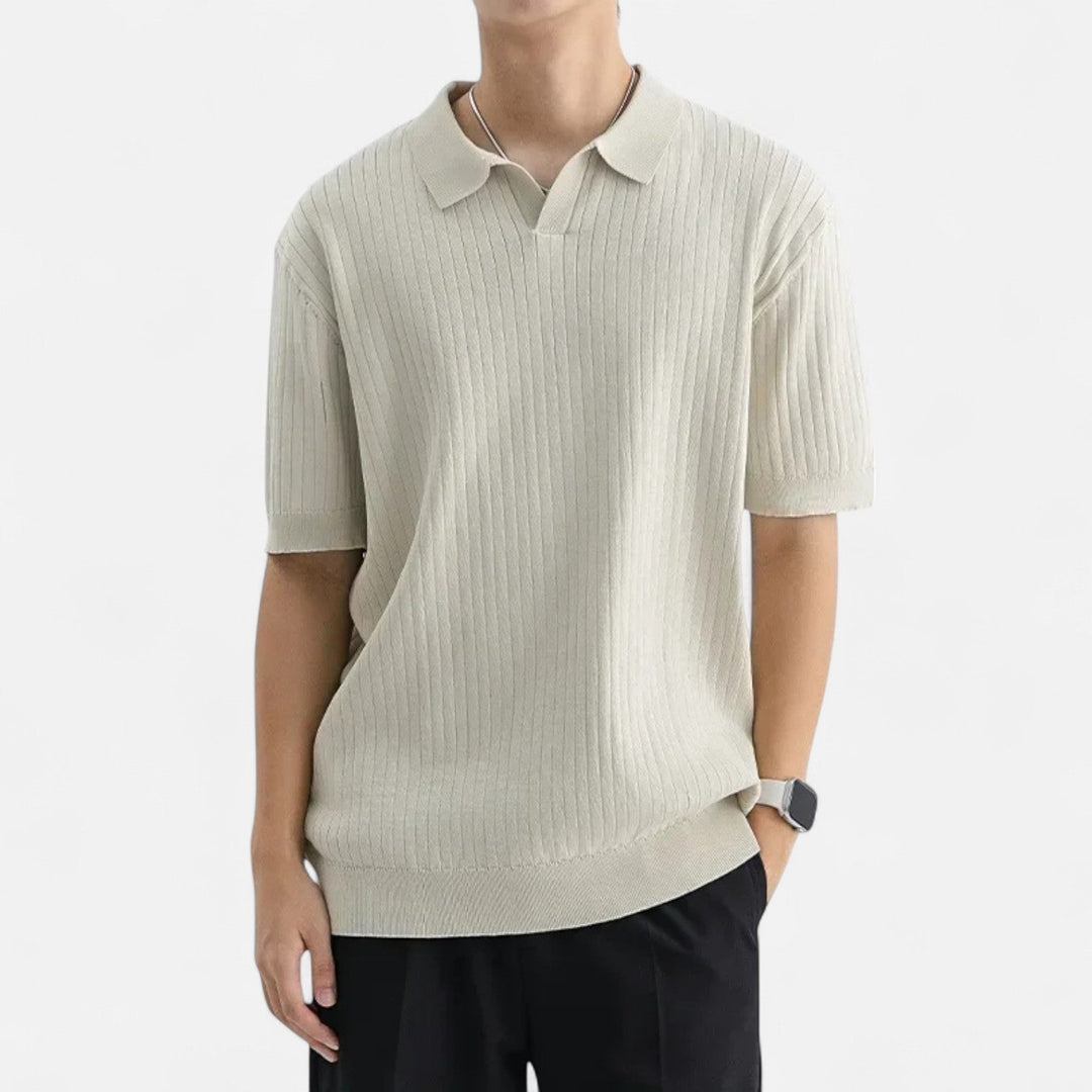 Polo Shirt - Breathable Blend Knit and Easy Arm Movement