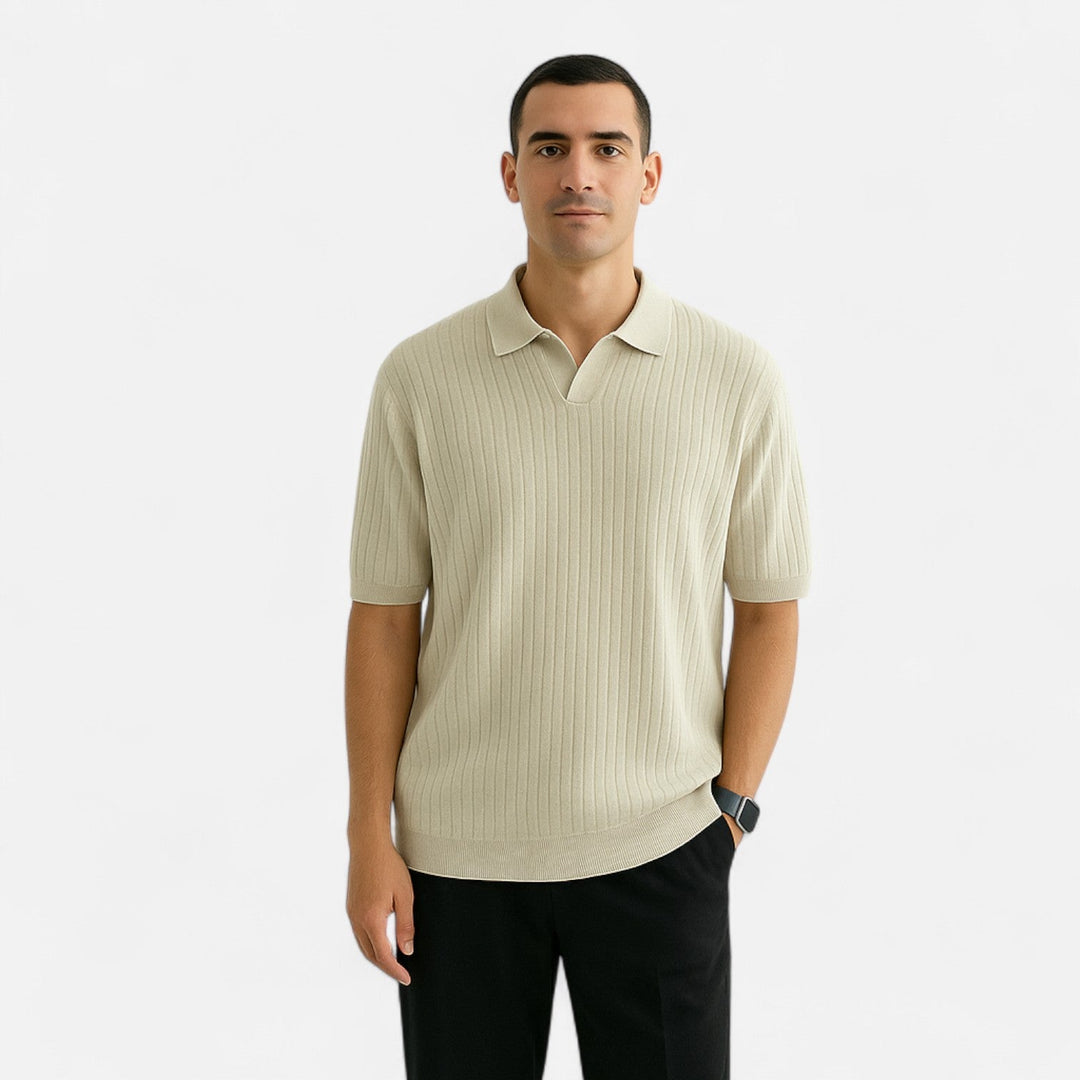Polo Shirt - Breathable Blend Knit and Easy Arm Movement