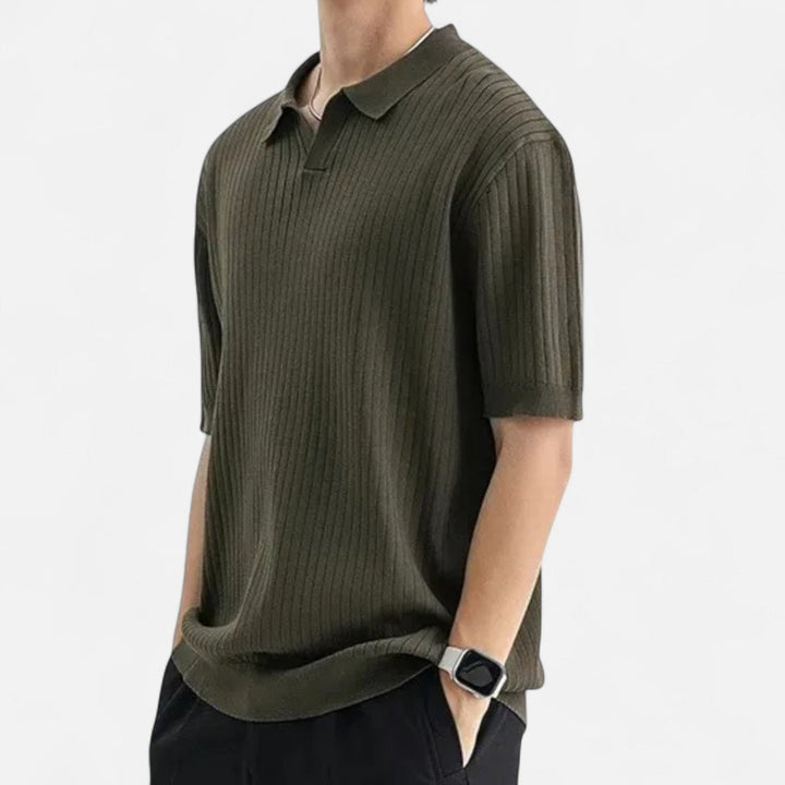 Polo Shirt - Breathable Blend Knit and Easy Arm Movement
