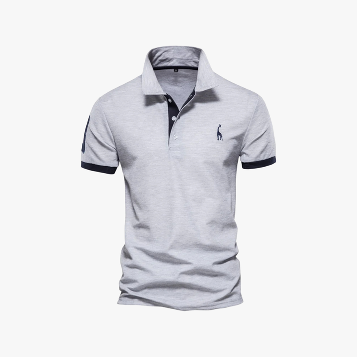 Polo Shirt- Breathable Blend & Slim Shape Allowing Movement