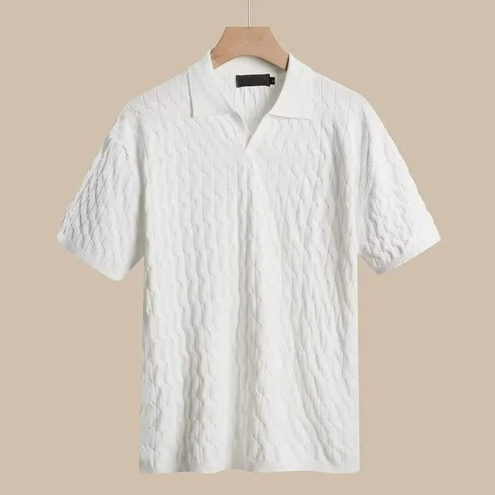 Polo Shirt – Fine Rope Knit & Enhanced Airflow Comfort