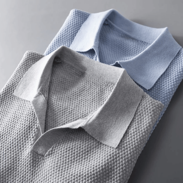 Polo Shirt – Knit Blend Classic Collar & Breathable Fit