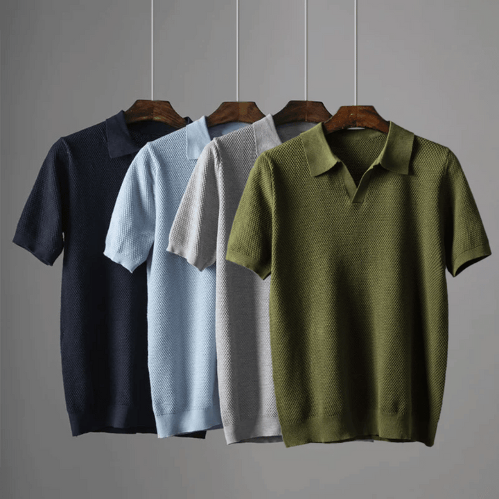 Polo Shirt – Knit Blend Classic Collar & Breathable Fit