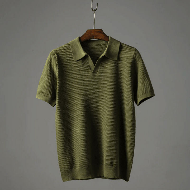Polo Shirt – Knit Blend Classic Collar & Breathable Fit