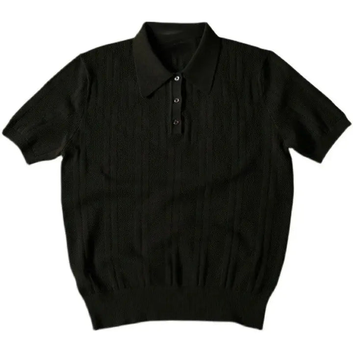Polo Shirt - Polyester Blend Knit And Cool Airflow Collar