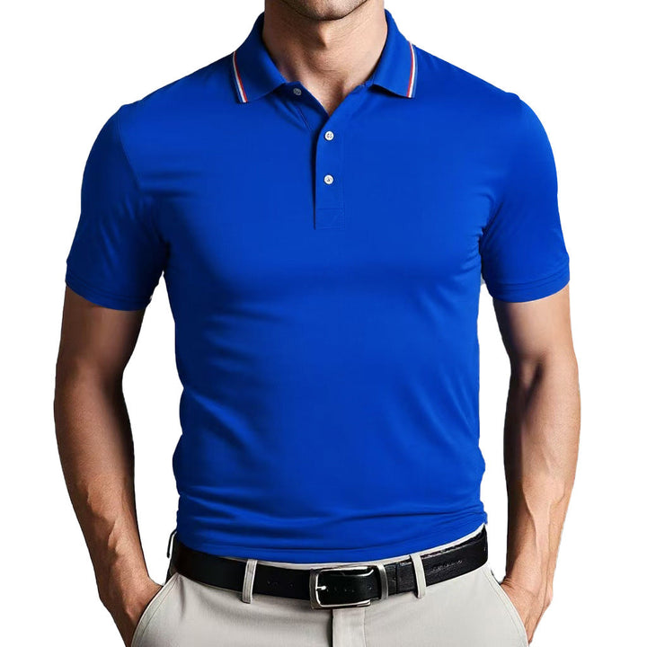 Polo Shirt - Polyester Blend Slim Shape & Breathable Fit