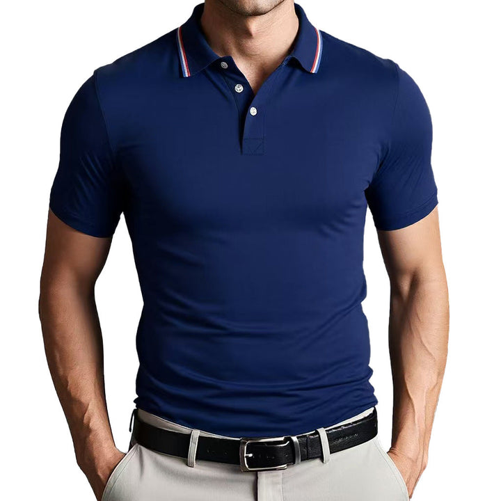 Polo Shirt - Polyester Blend Slim Shape & Breathable Fit