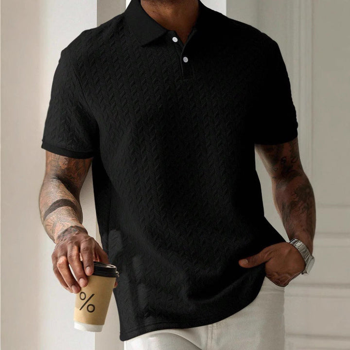 Polo Shirt - Polyester Blend Tailored Cut And Shape Hold