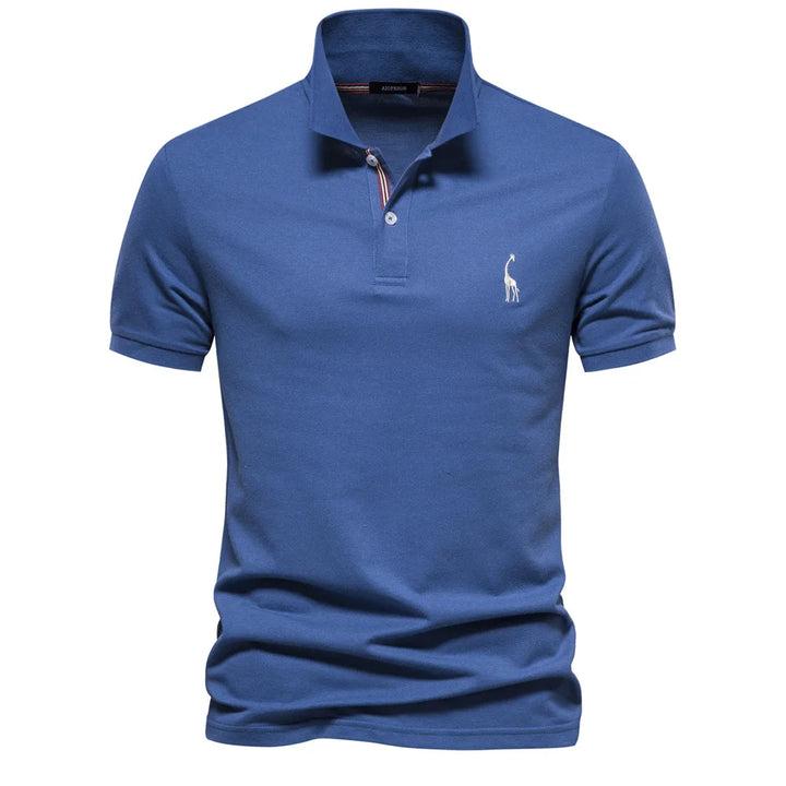 Polo Shirt - Slim Tailored Cut And Polyester Blend Fit