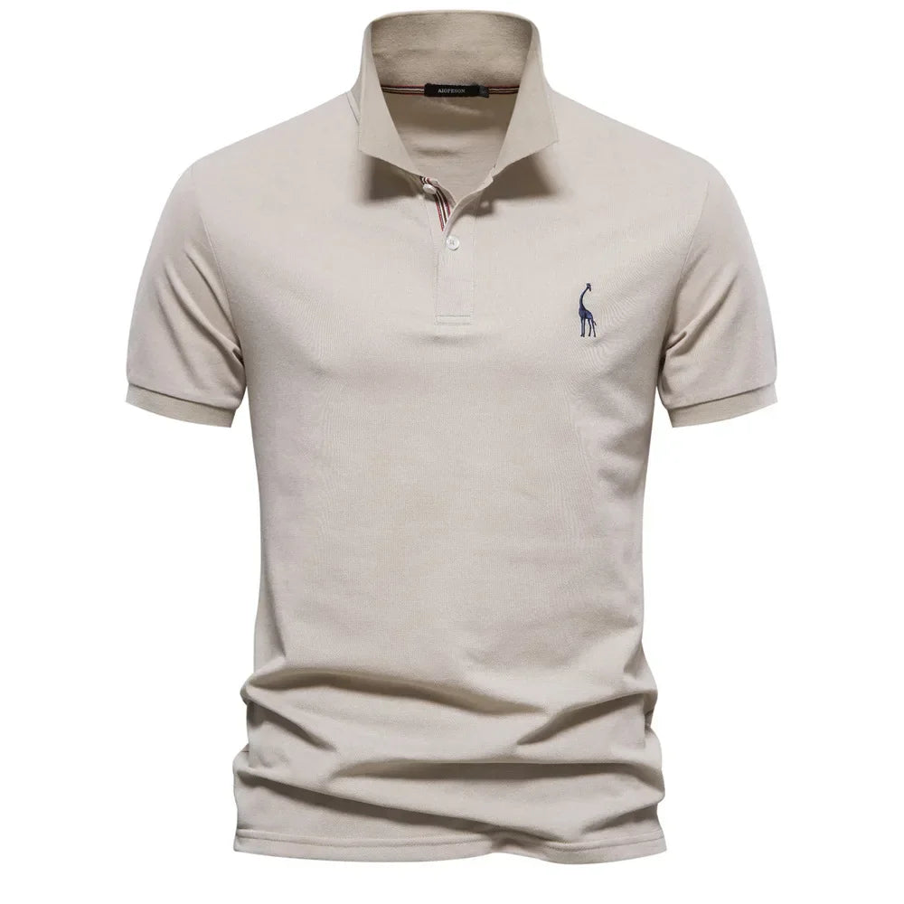Polo Shirt - Slim Tailored Cut And Polyester Blend Fit