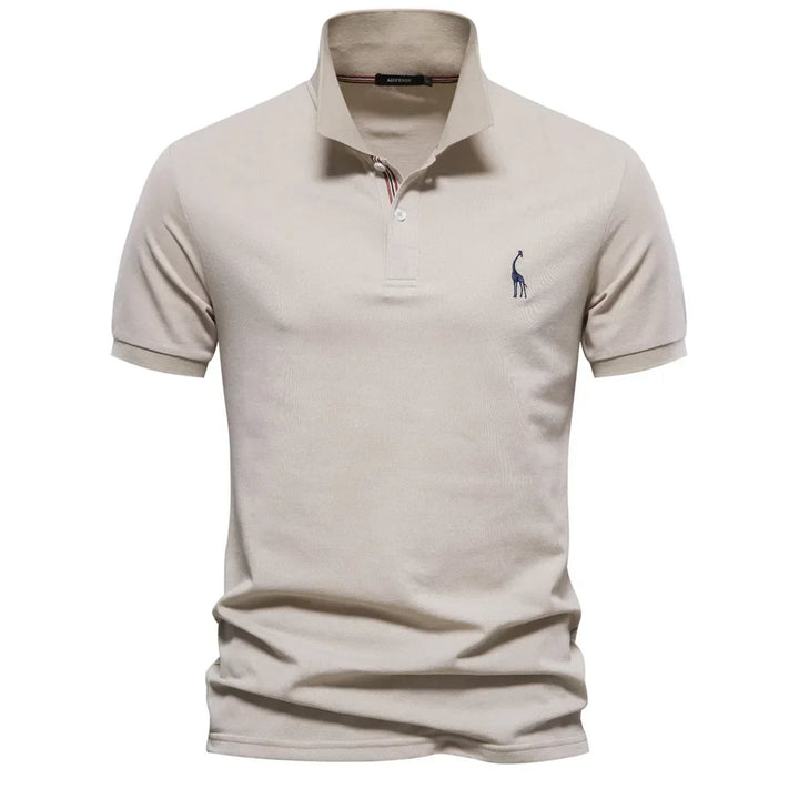 Polo Shirt - Slim Tailored Cut And Polyester Blend Fit