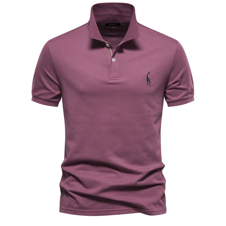 Polo Shirt - Slim Tailored Cut And Polyester Blend Fit